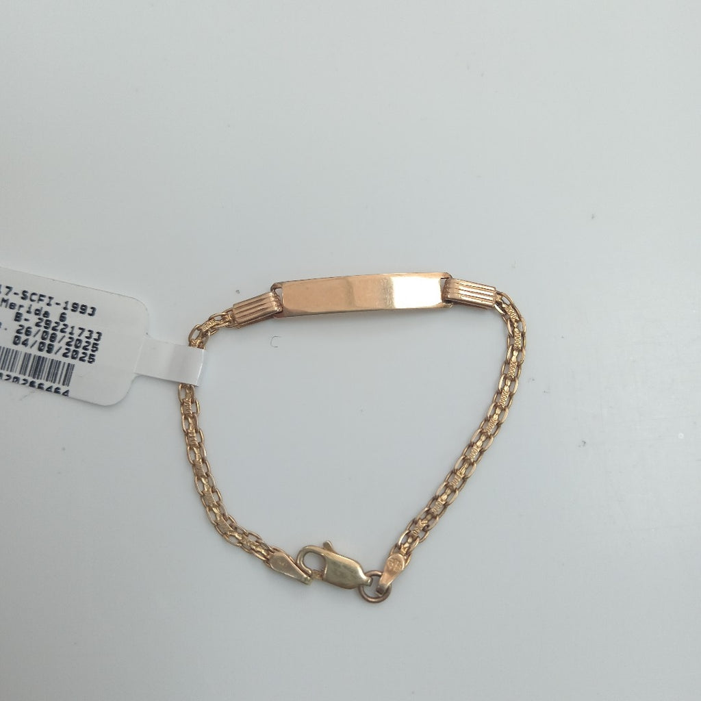 ESCLAVA. ORO. 14 K 3.3 GRMS (SEMINUEVO)