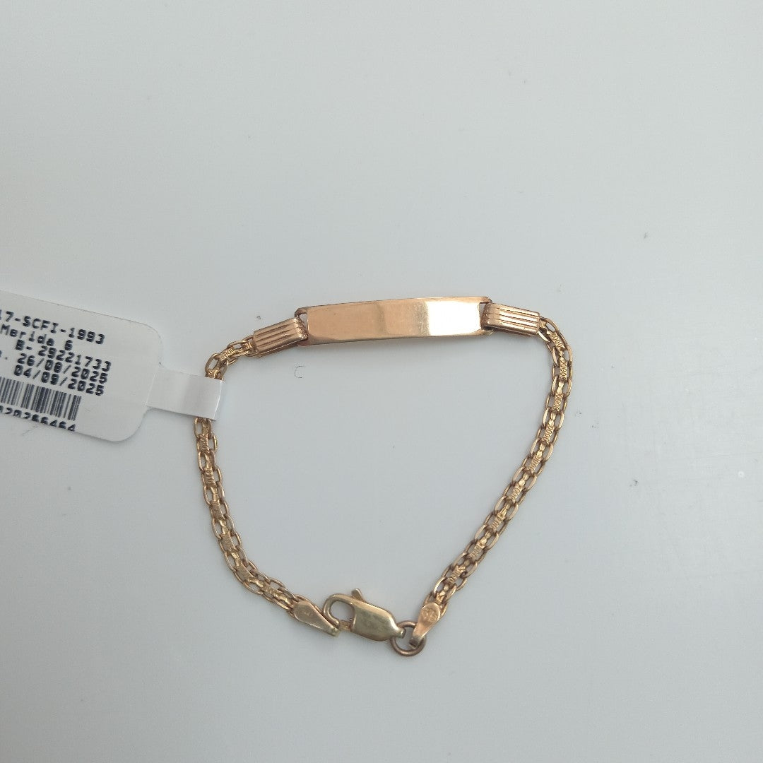 ESCLAVA. ORO. 14 K 3.3 GRMS (SEMINUEVO)