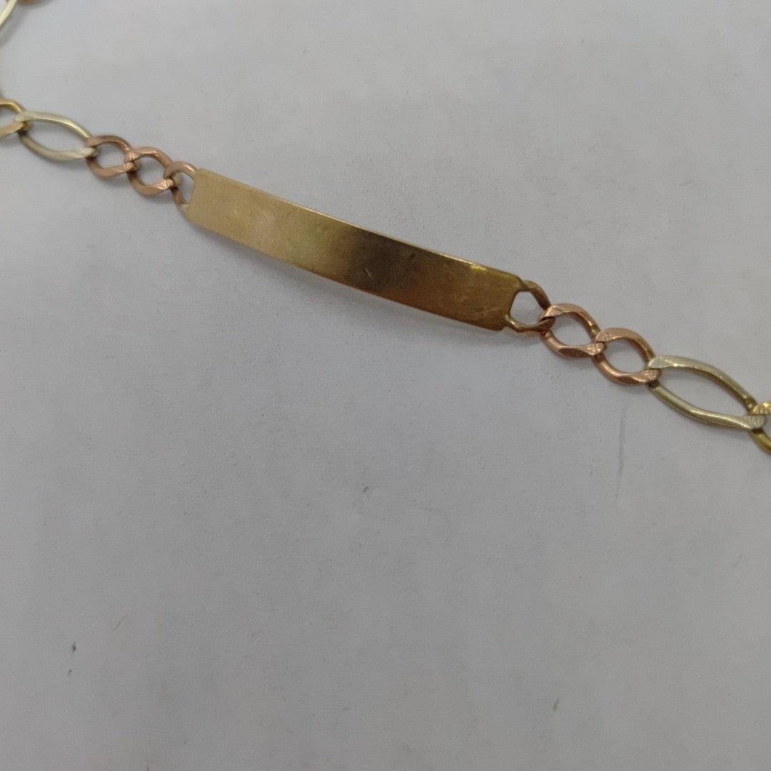 ESCLAVA. ORO COMBINADO. 10 K 10.6 GRMS (SEMINUEVO)