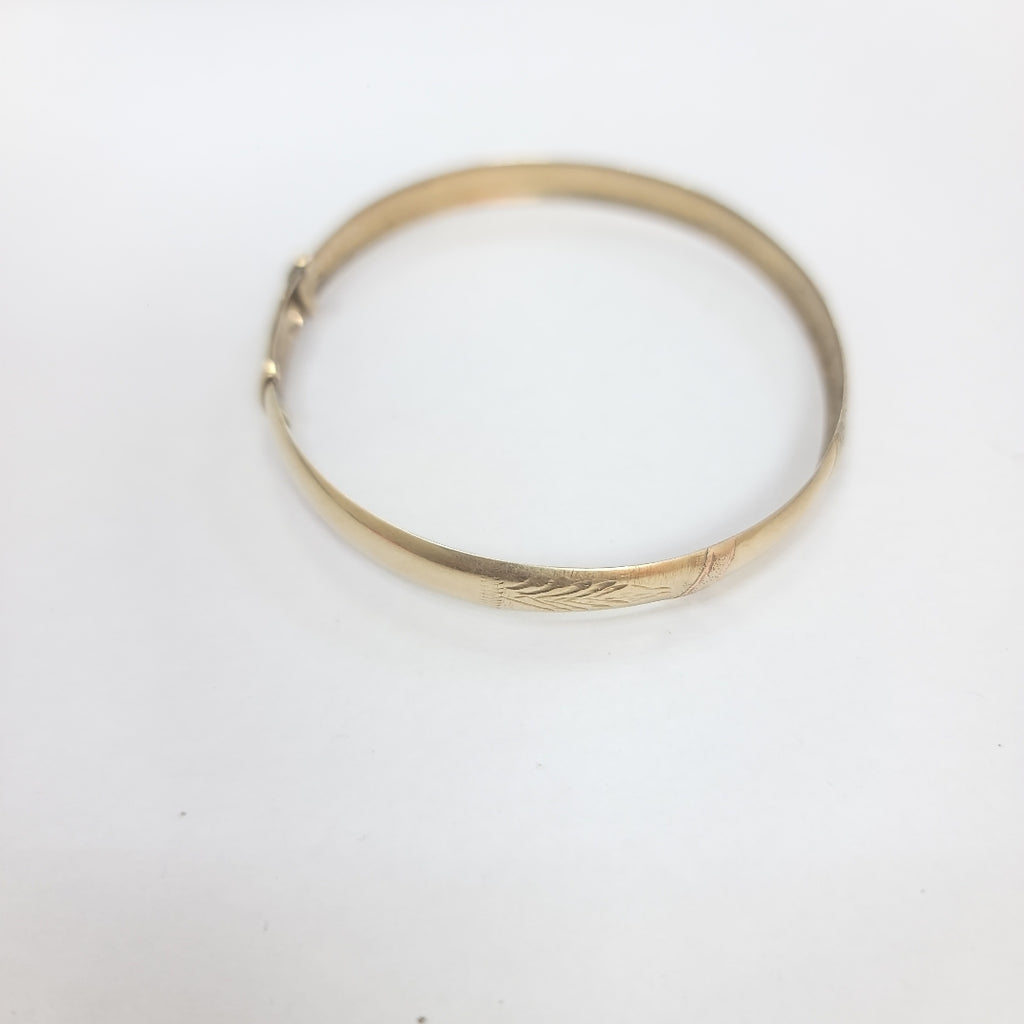 PULSERA RIGIDA. ORO. 10 K 6.4 GRMS (SEMINUEVO)
