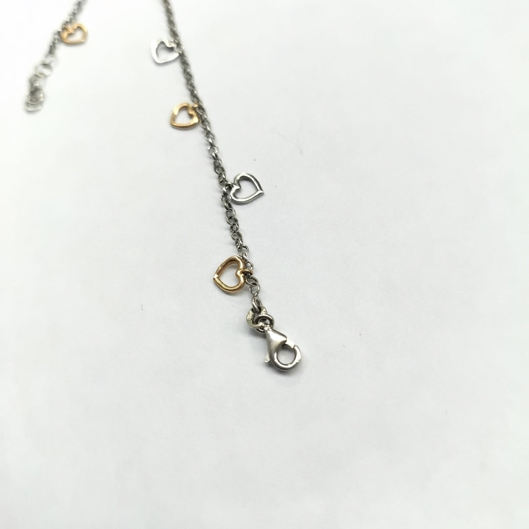 PULSERA ORO COMBINADO 14 K 2,70 GRMS (SEMINUEVO)