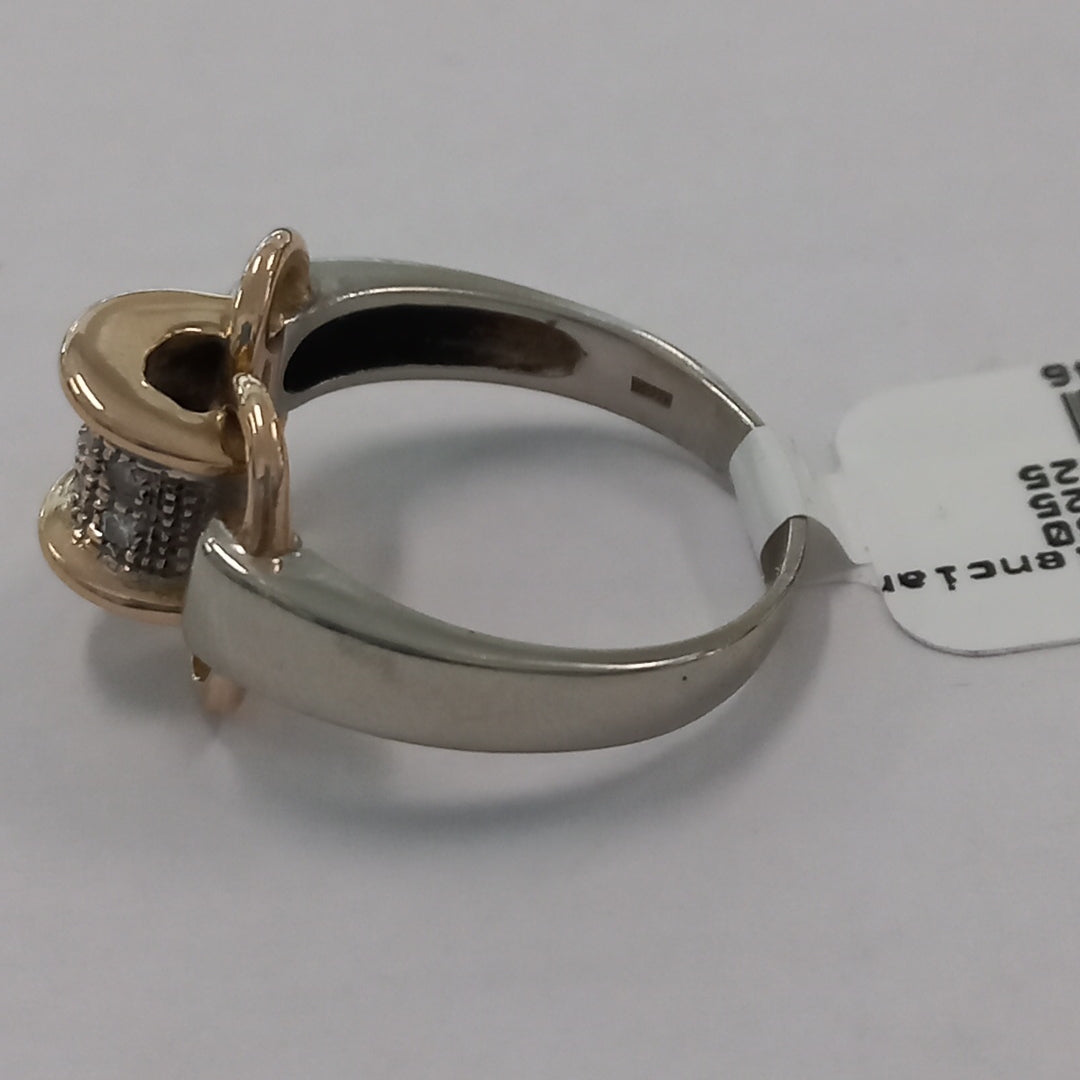 ANILLO ORO BLANCO 14 K 7,30 GRMS (SEMINUEVO)