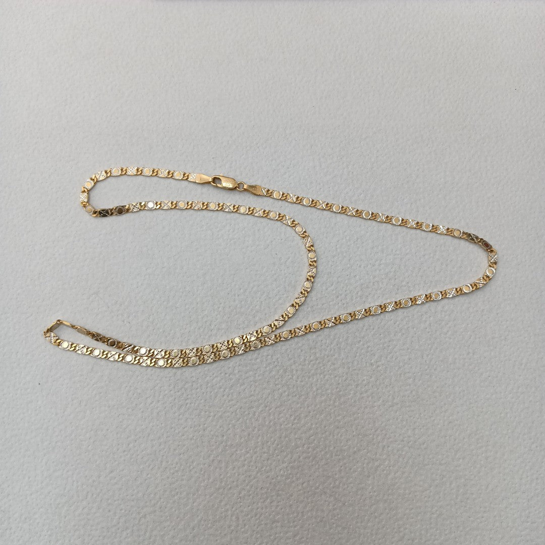 CADENA. ORO. 14 K 10.5 GRMS (SEMINUEVO)