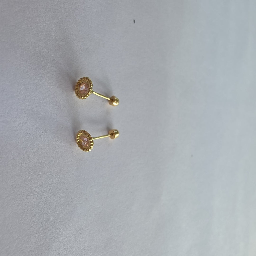 BROQUELES ORO 14K 1 (NUEVO)