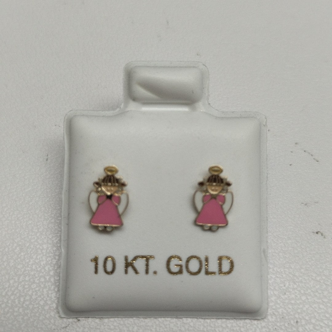 BROQUELES ORO 10K 1 (NUEVO)