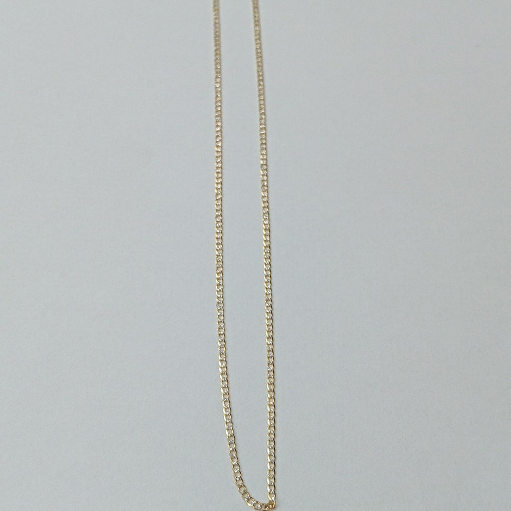 CADENAS BARBADA DIAMANTADA ORO 14K 2.1 (NUEVO)