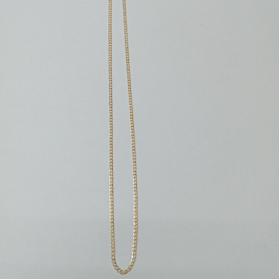 CADENAS BARBADA DIAMANTADA ORO 14K 1.9 (NUEVO)