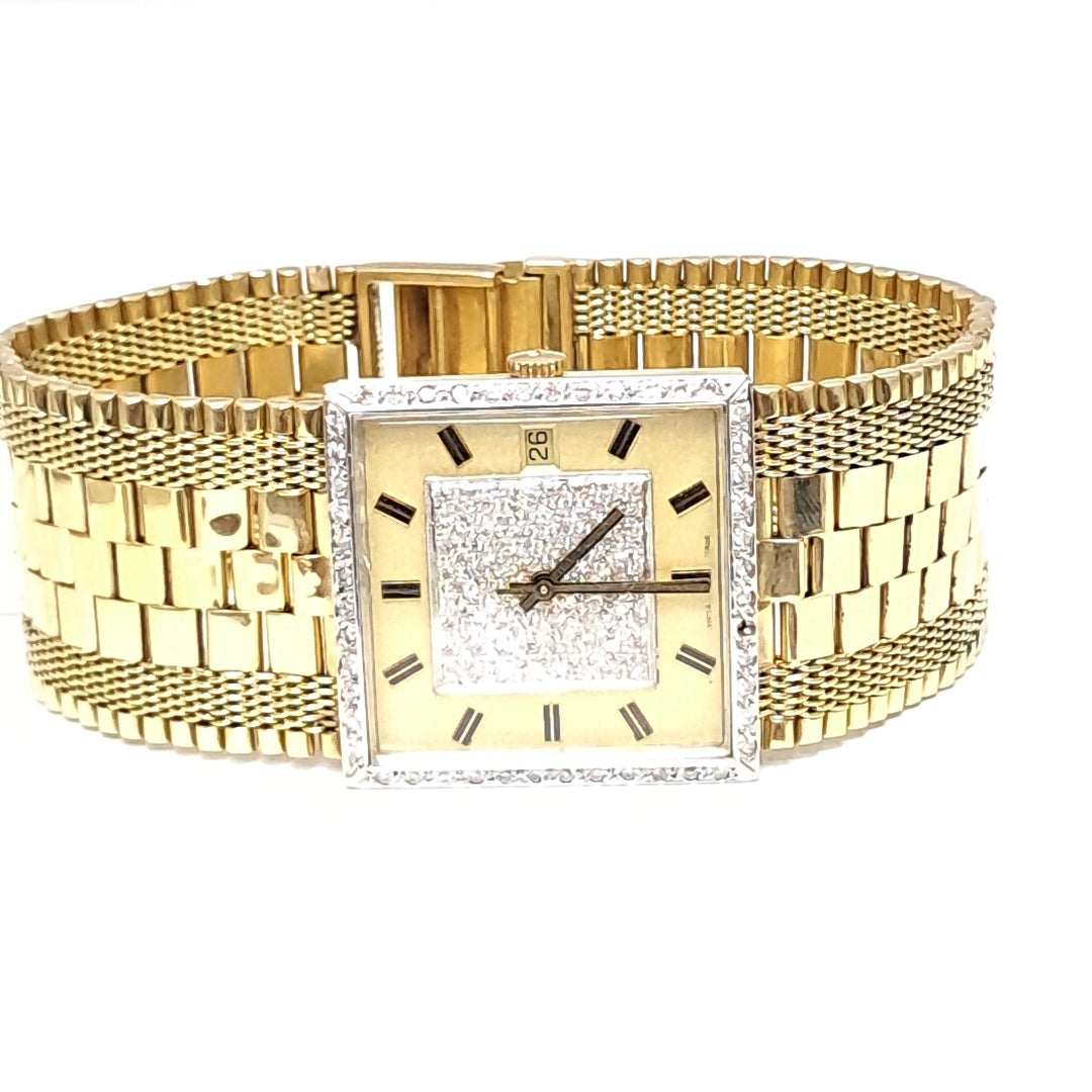 RELOJ CAJA Y PULSO ORO ORO 18 K 102,50 GRMS (SEMINUEVO)