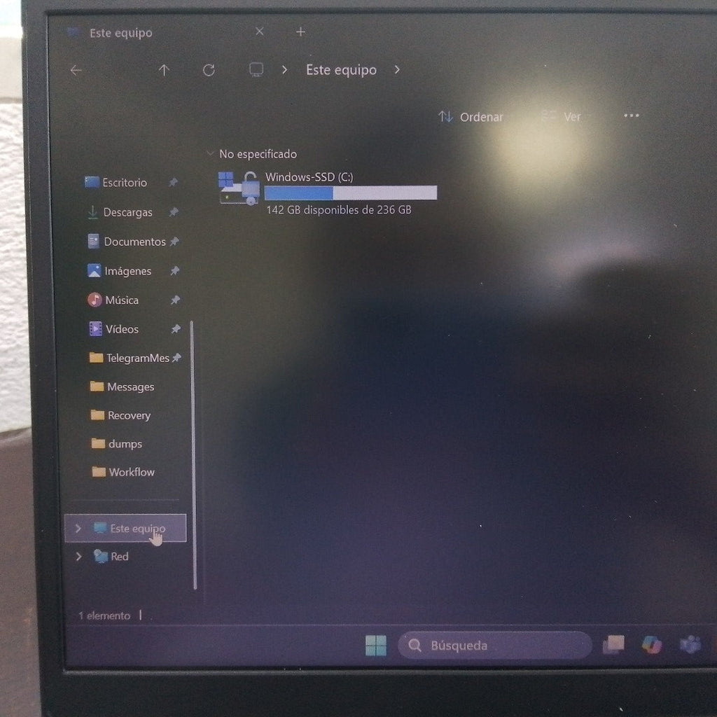 LAPTOP LENOVO IDEAPAD 1 14IJL7 (2022) 256 GB SSD 8 GB RAM (SEMINUEVO)