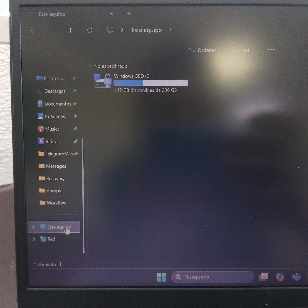 LAPTOP LENOVO IDEAPAD 1 14IJL7 (2022) 256 GB SSD 8 GB RAM (SEMINUEVO)