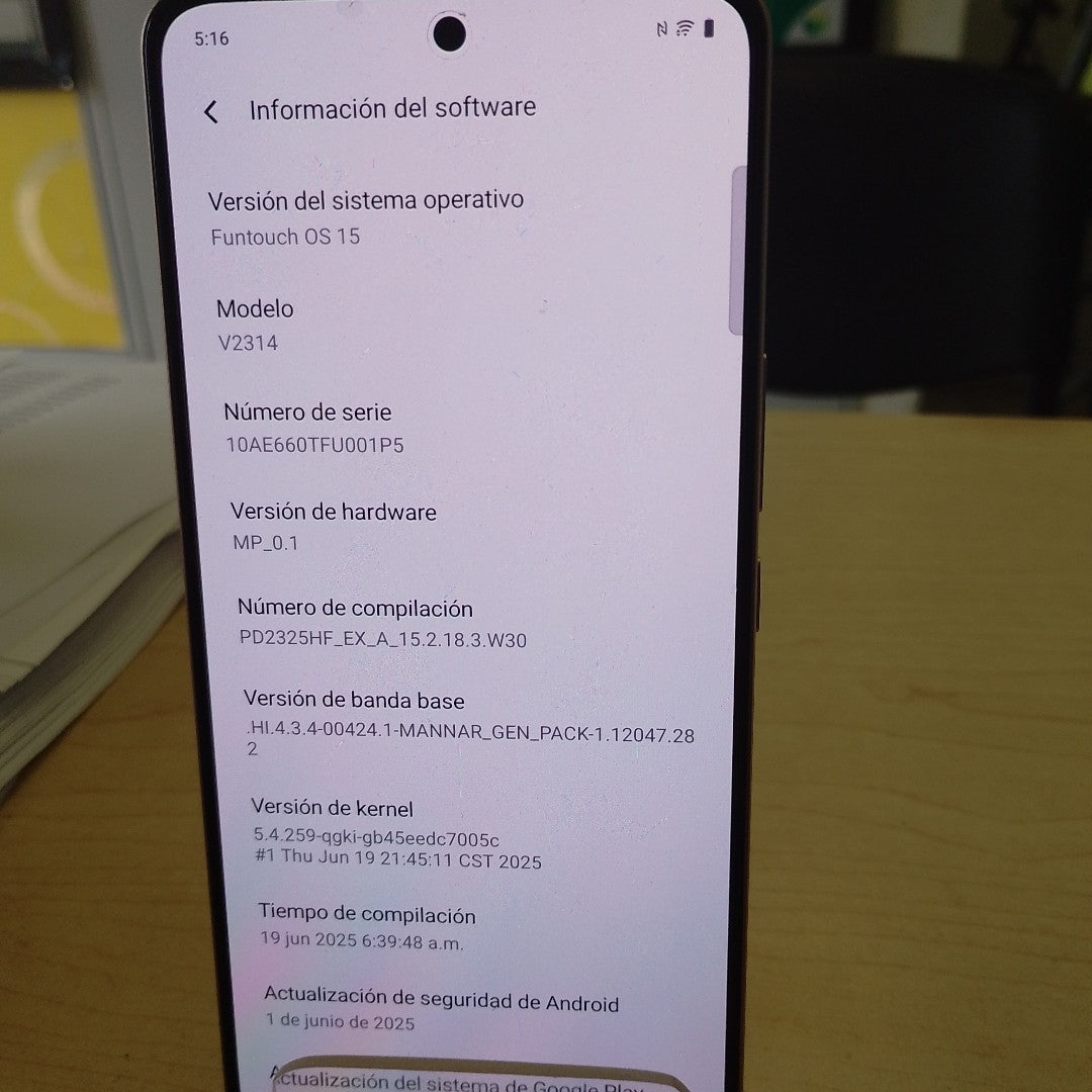 CELULAR VIVO V30 LITE V2314 (2023) 256 GB 12 GB RAM (SEMINUEVO)