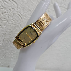 RELOJ CAJA ACERO PULSO ORO ORO 8 K 39,10 GRMS (SEMINUEVO)