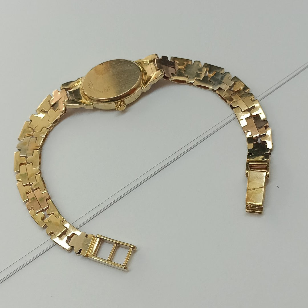 RELOJ CAJA Y PULSO ORO. ORO. 14 K 21.7 GRMS (SEMINUEVO)