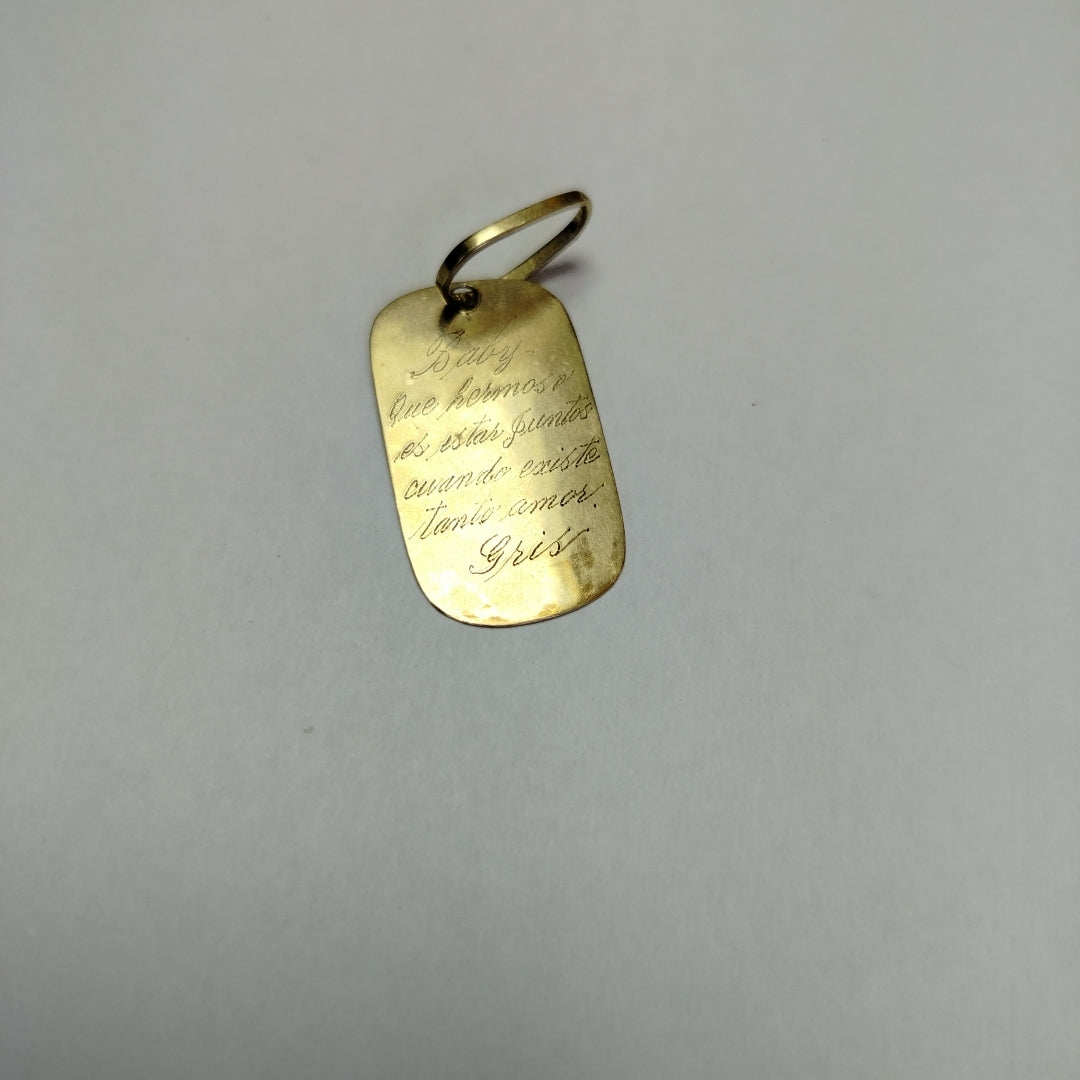 DIJE ORO 14 K 3,10 GRMS (SEMINUEVO)