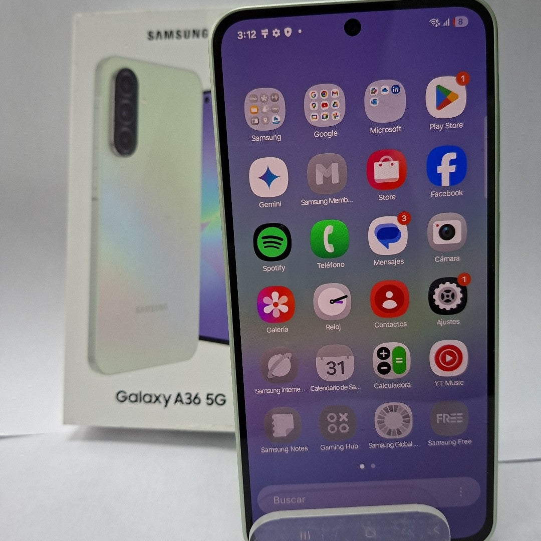 CELULAR SAMSUNG GALAXY A36 5G SM-A366E (2025) 128 GB 6 GB RAM (SEMINUEVO)