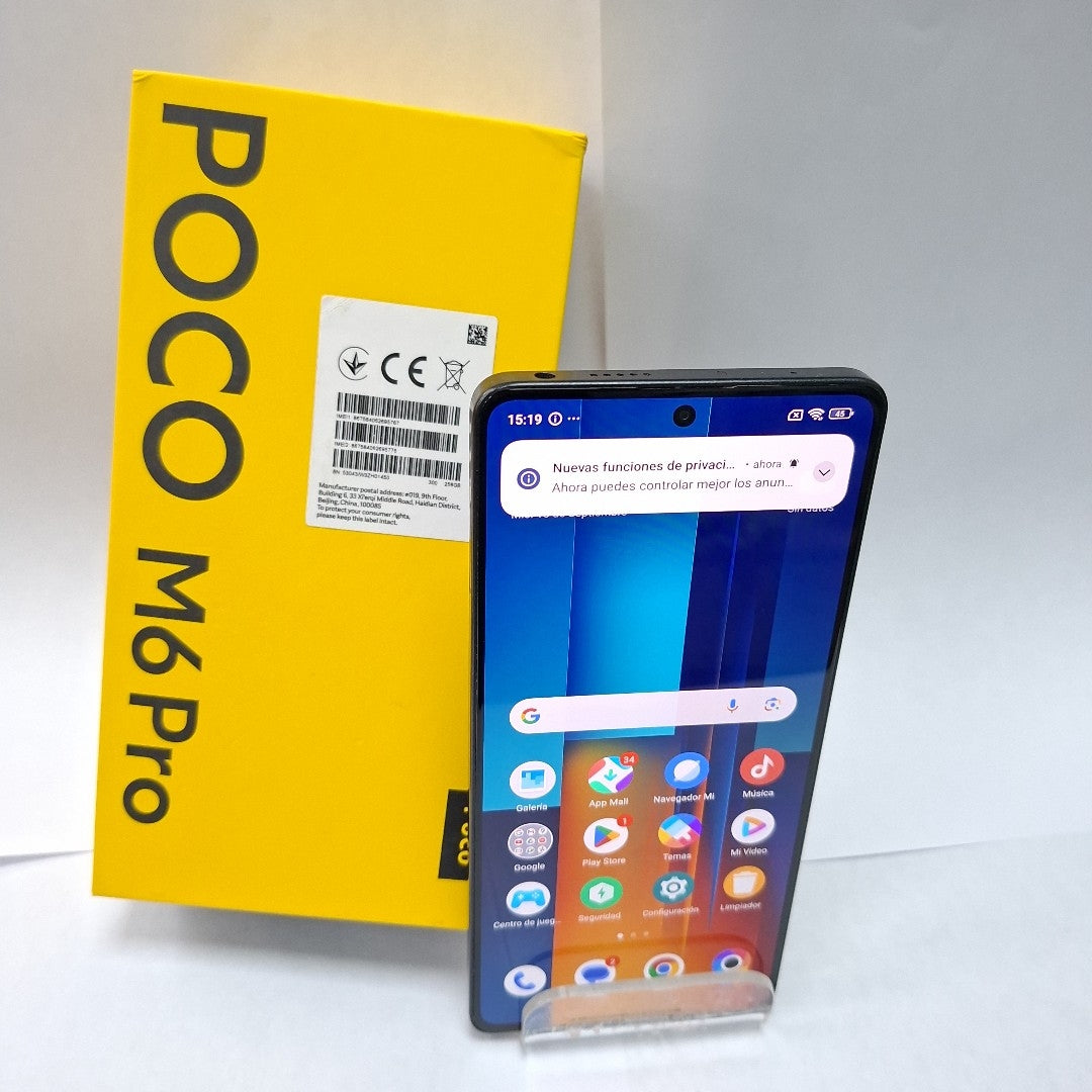 CELULAR XIAOMI POCO M6 PRO 2312FPCA6G (2024) 256 GB 8 GB RAM (SEMINUEVO)