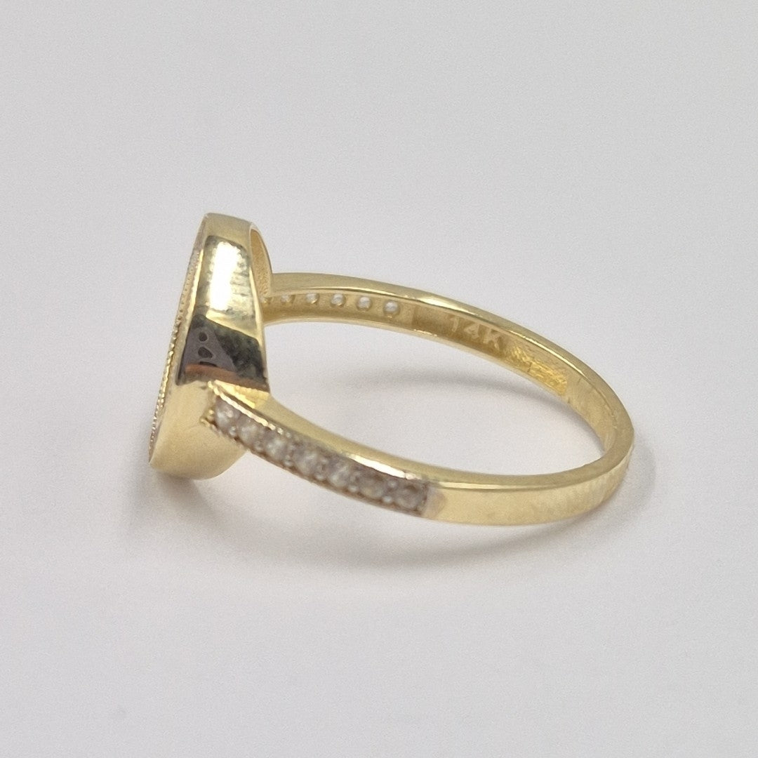 ANILLOS DAMA ORO 14K 2 (NUEVO)