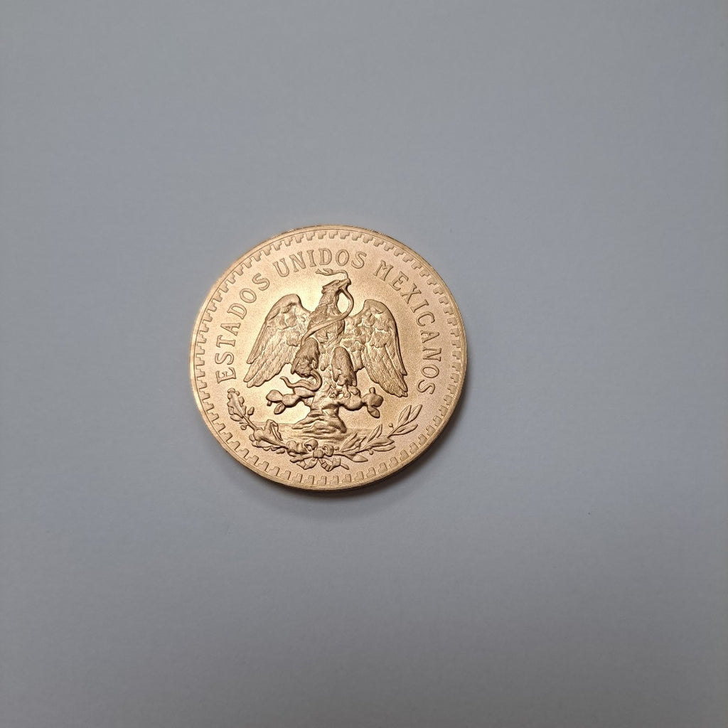 K1 41,60 GRMS - DTO. 0,00 GRMS - 21 K - AVALÚO 78260,00 * IDENTIFICACIÓN MONEDA NOMINATIVA * MONEDAS PESOS 50 PESOS (SEMINUEVO)