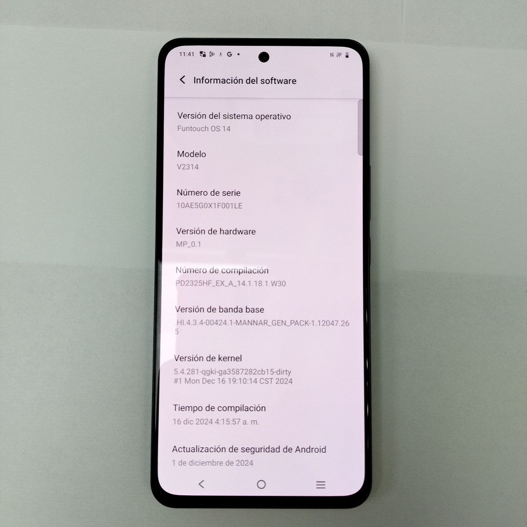 CELULAR VIVO V30 LITE V2314 (2023) 256 GB 12 GB RAM (SEMINUEVO)