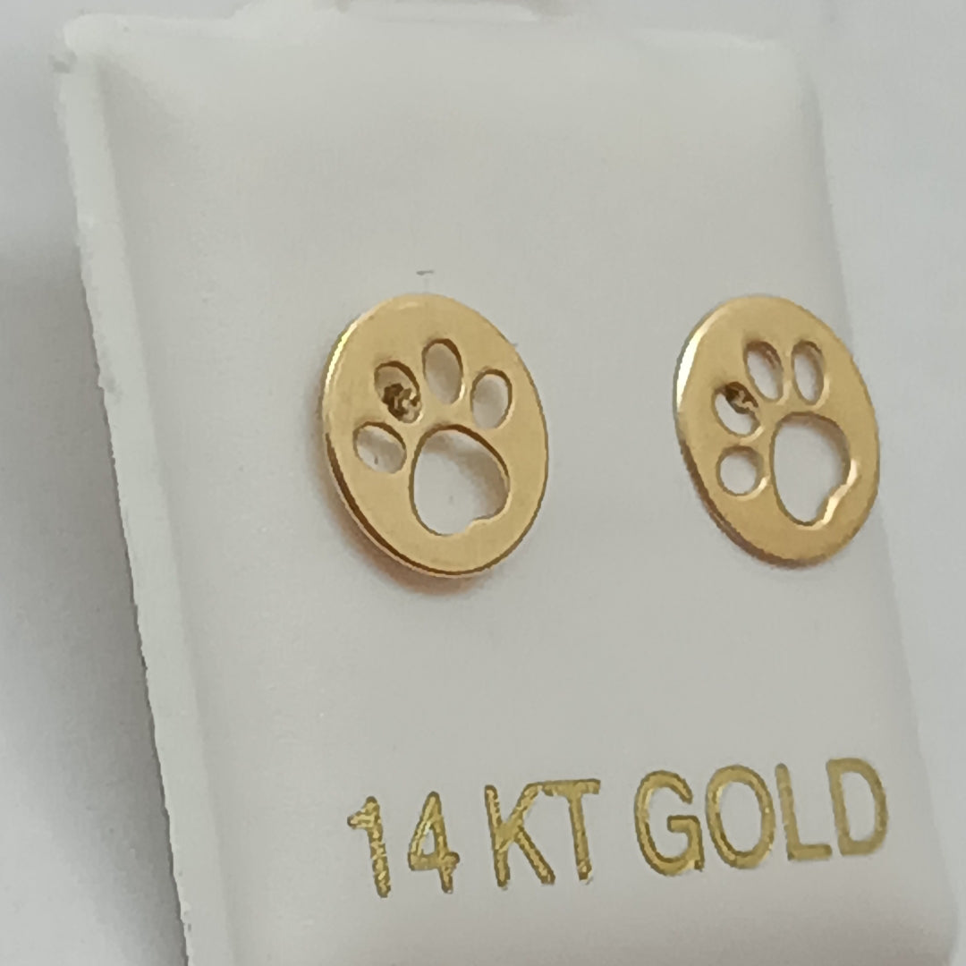BROQUELES ORO 14K 1 (NUEVO)