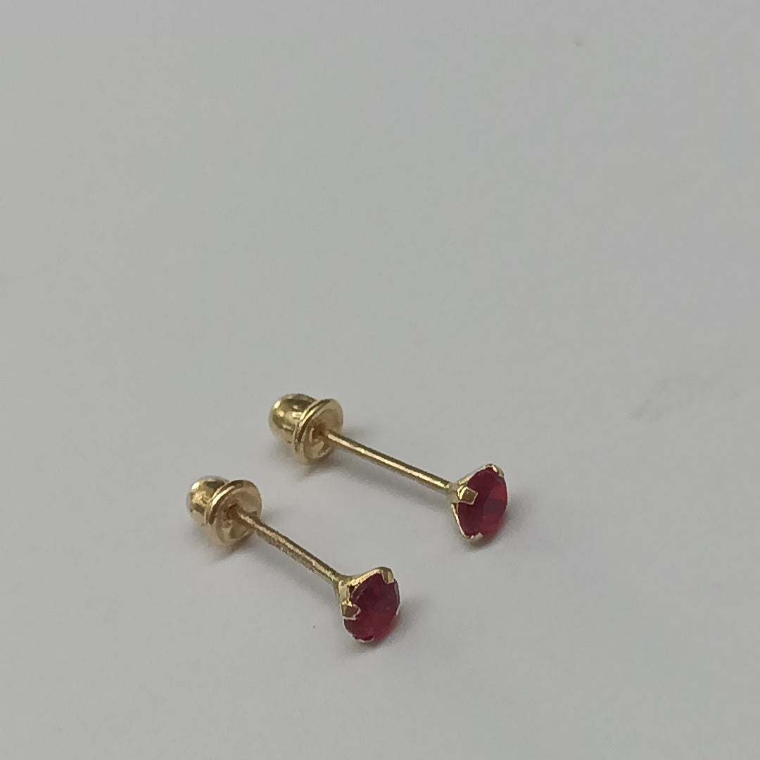 BROQUELES ORO 14K 1 (NUEVO)