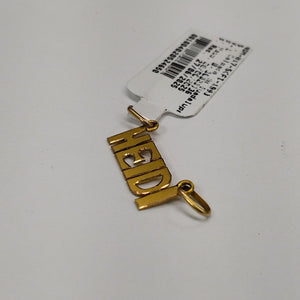 DIJE ORO 14 K 0,90 GRMS (SEMINUEVO)