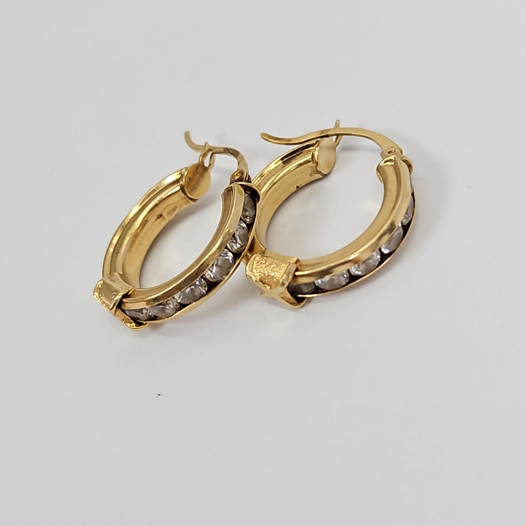 ARRACADAS PAR ORO 14 K 5,00 GRMS (SEMINUEVO)