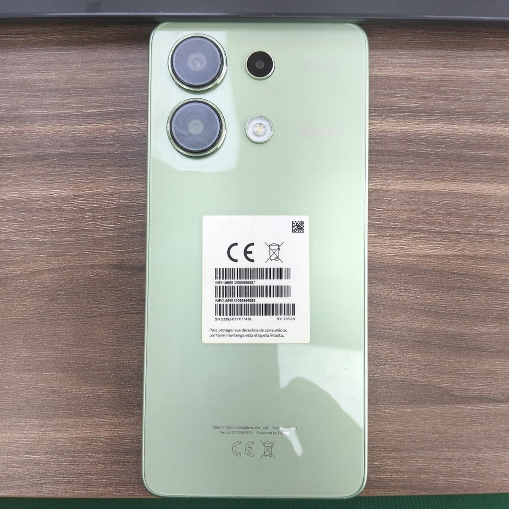 CELULAR XIAOMI REDMI NOTE 13 23129RA5FL (2024) 256 GB 8 GB RAM (SEMINUEVO)