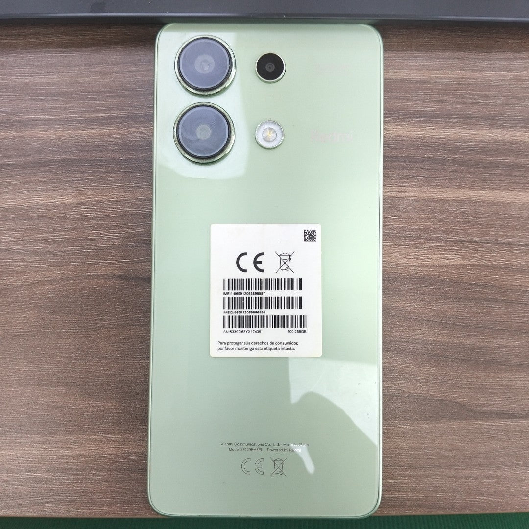 CELULAR XIAOMI REDMI NOTE 13 23129RA5FL (2024) 256 GB 8 GB RAM (SEMINUEVO)