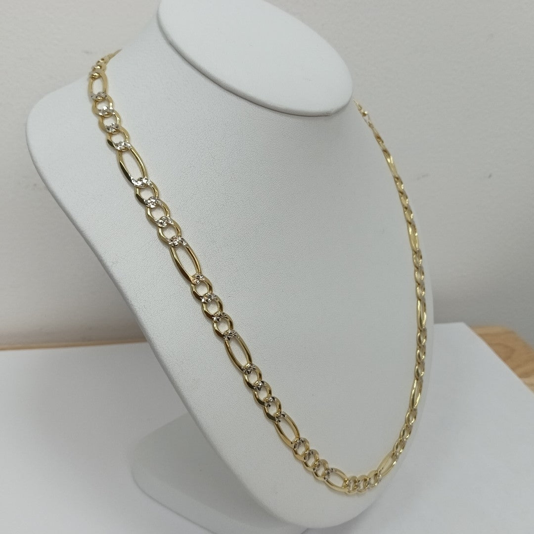 CADENAS CARTIER 3*1 DIAMANTADA ORO 14K 42.1 (NUEVO)