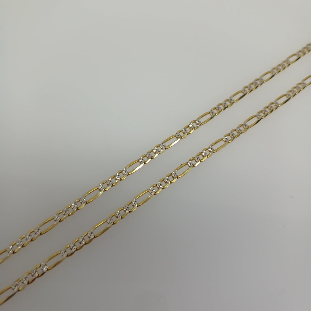 CADENAS CARTIER 3*1 DIAMANTADA ORO 14K 4.4 (NUEVO)