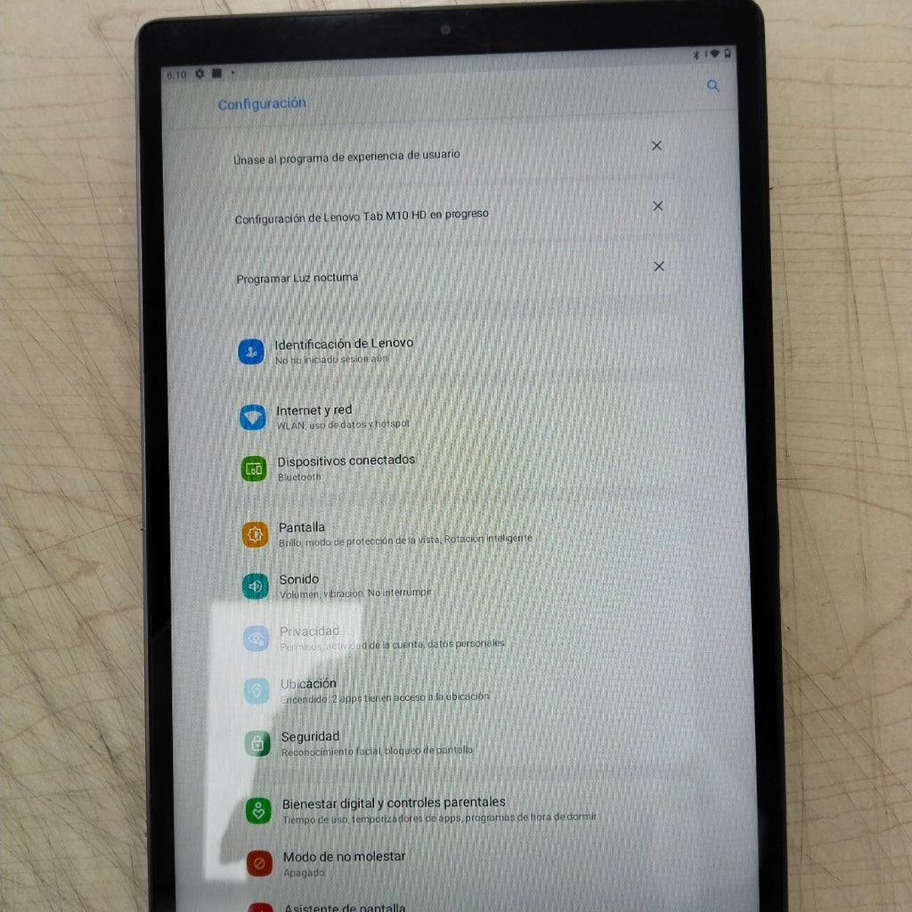 TABLETA LENOVO TAB M10 HD TB-X306F 64 GB 4 GB RAM (SEMINUEVO)