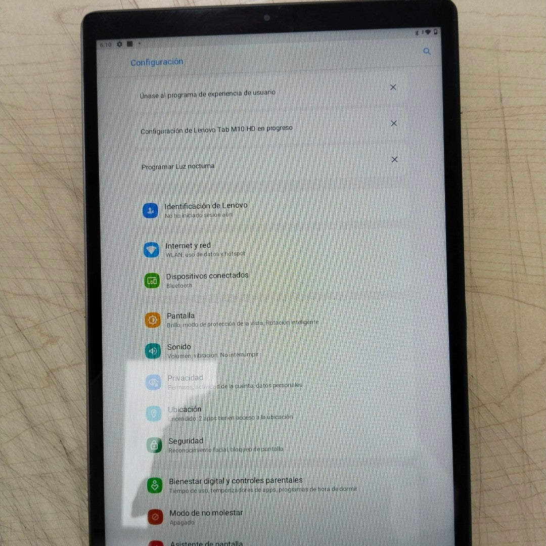TABLETA LENOVO TAB M10 HD TB-X306F 64 GB 4 GB RAM (SEMINUEVO)
