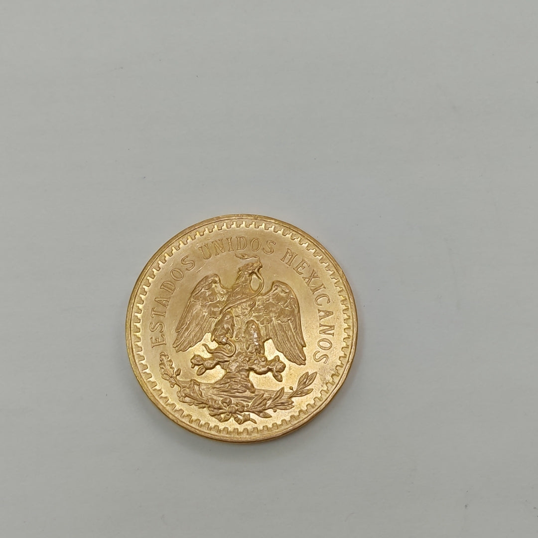 K1 41,60 GRMS - DTO. 0,00 GRMS - 21 K - AVALÚO 77126,40 * IDENTIFICACIÓN MONEDA NOMINATIVA * MONEDAS PESOS 50 PESOS (SEMINUEVO)