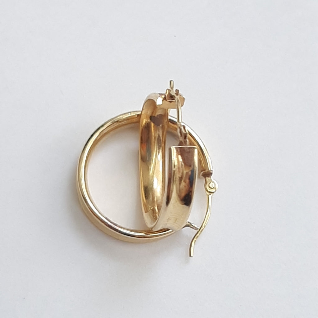 ARRACADAS PAR ORO 14 K 2,60 GRMS (SEMINUEVO)