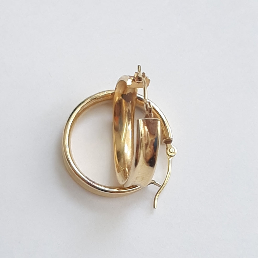 ARRACADAS PAR ORO 14 K 2,60 GRMS (SEMINUEVO)