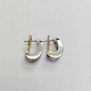 ARETES PAR ORO BLANCO 14 K 5,20 GRMS (SEMINUEVO)