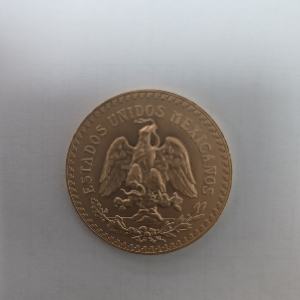 K1 41,60 GRMS - DTO. 0,00 GRMS - 21 K - AVALÚO 78260,00 * IDENTIFICACIÓN MONEDA NOMINATIVA * MONEDAS PESOS 50 PESOS (SEMINUEVO)