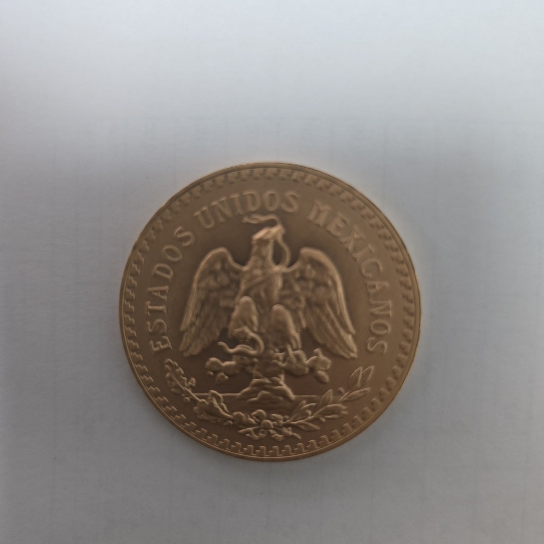 K1 41,60 GRMS - DTO. 0,00 GRMS - 21 K - AVALÚO 78260,00 * IDENTIFICACIÓN MONEDA NOMINATIVA * MONEDAS PESOS 50 PESOS (SEMINUEVO)