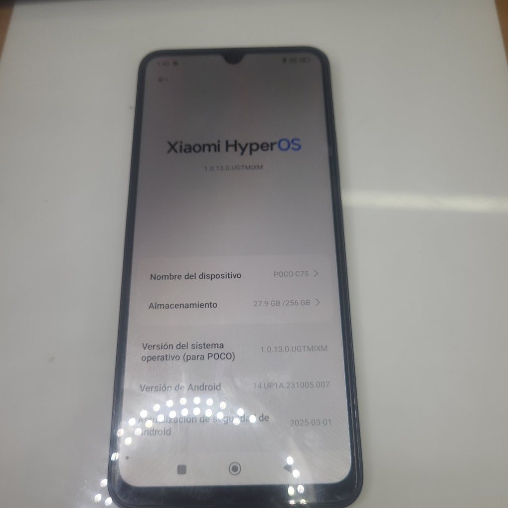 CELULAR XIAOMI POCO C75 2410FPCC5G (2024) 256 GB 8 GB RAM (SEMINUEVO)