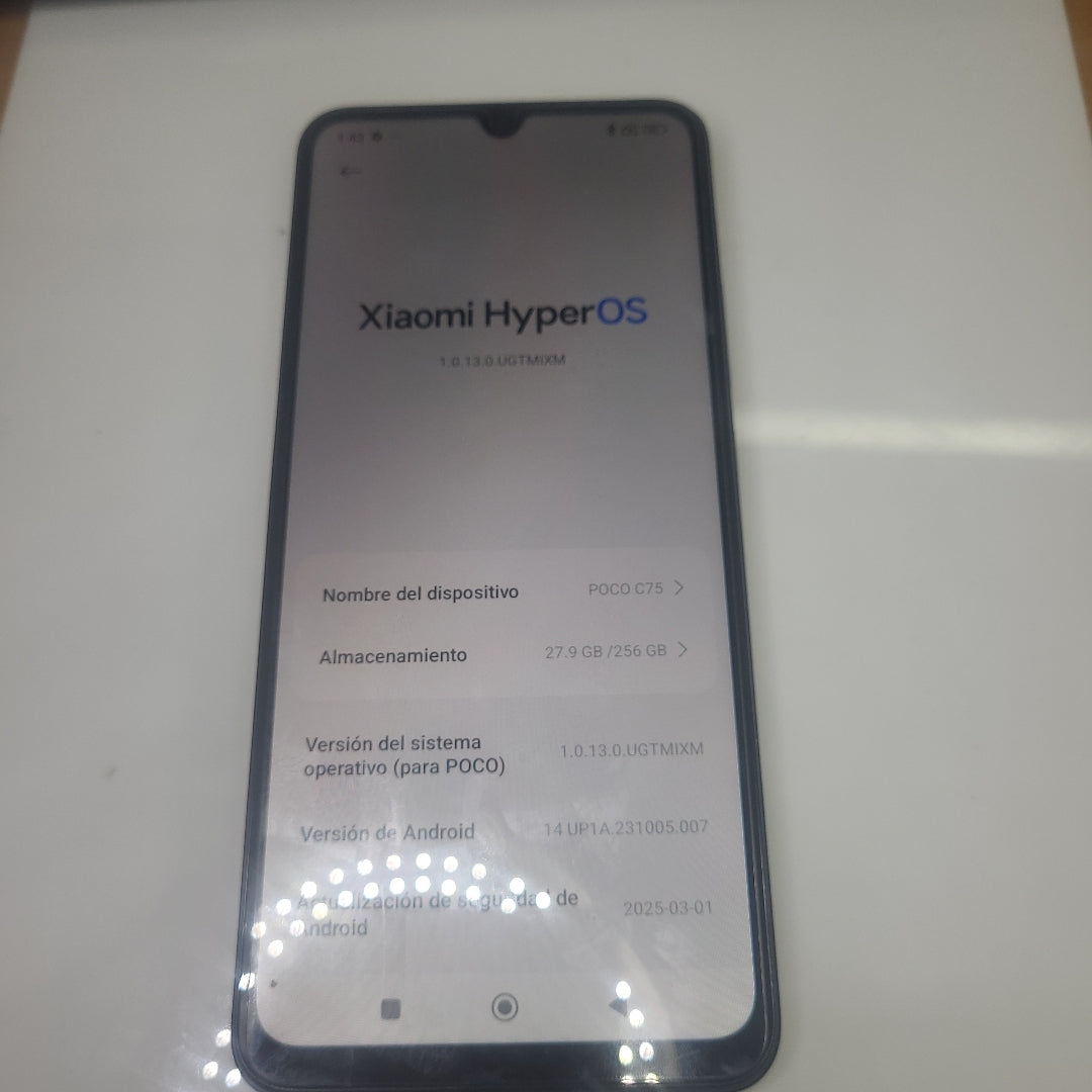 CELULAR XIAOMI POCO C75 2410FPCC5G (2024) 256 GB 8 GB RAM (SEMINUEVO)