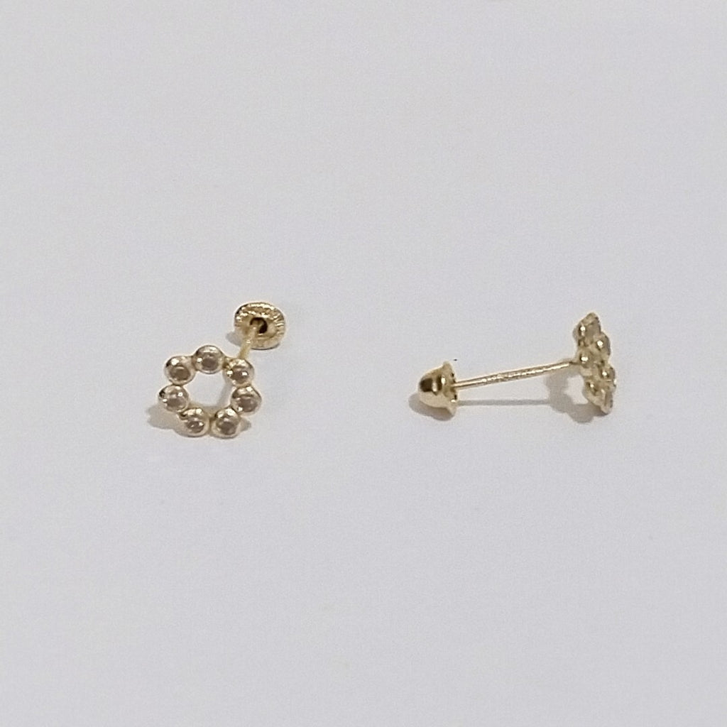 BROQUELES ORO 14K 1 (NUEVO)