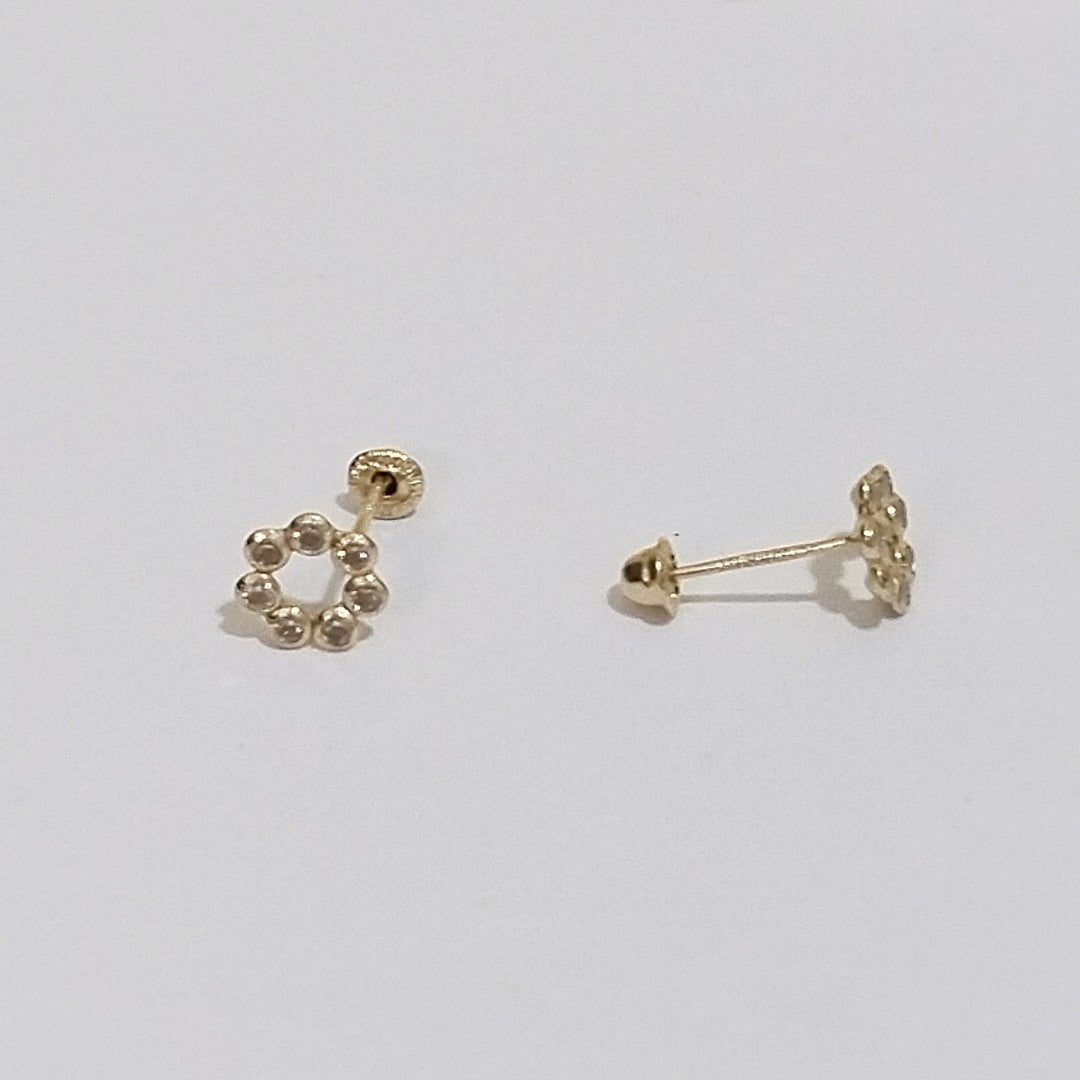 BROQUELES ORO 14K 1 (NUEVO)