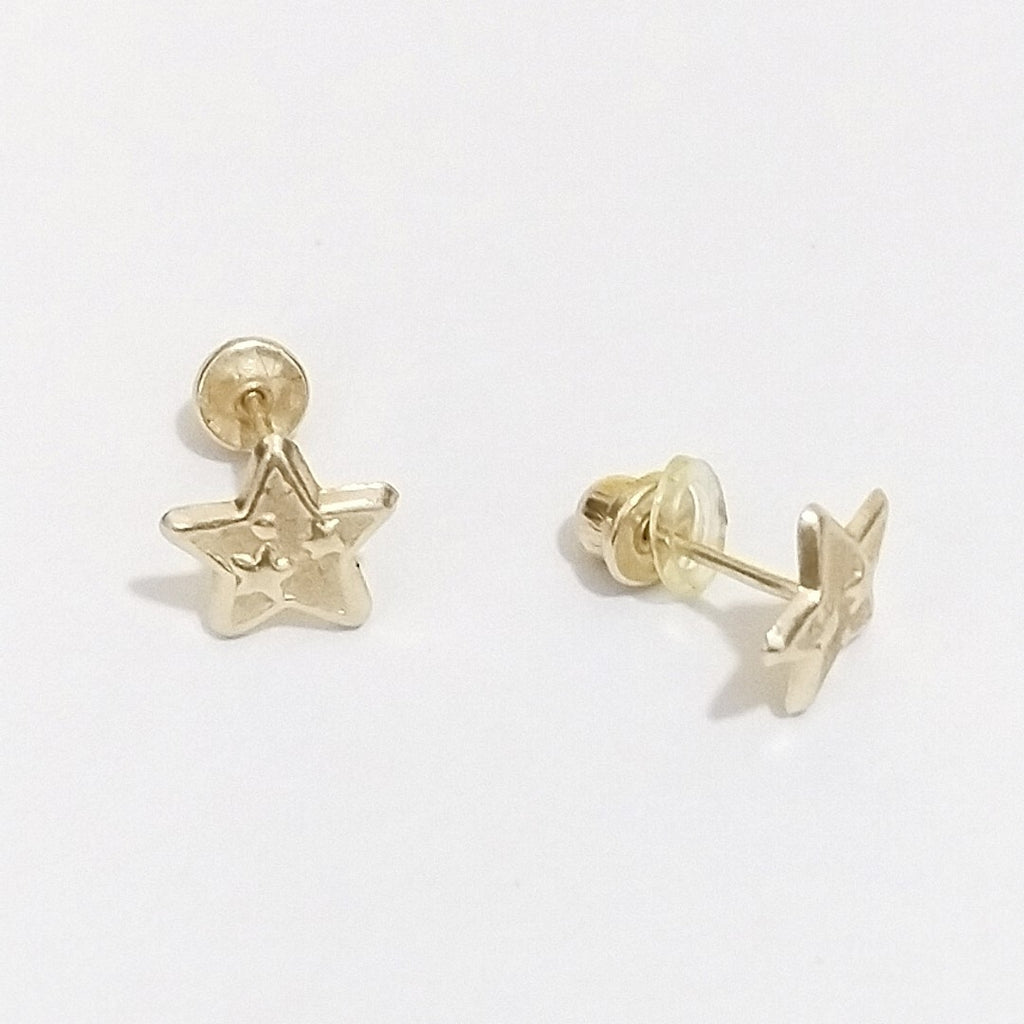 BROQUELES ORO 14K 1 (NUEVO)