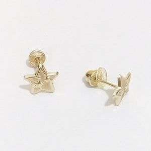 BROQUELES ORO 14K 1 (NUEVO)