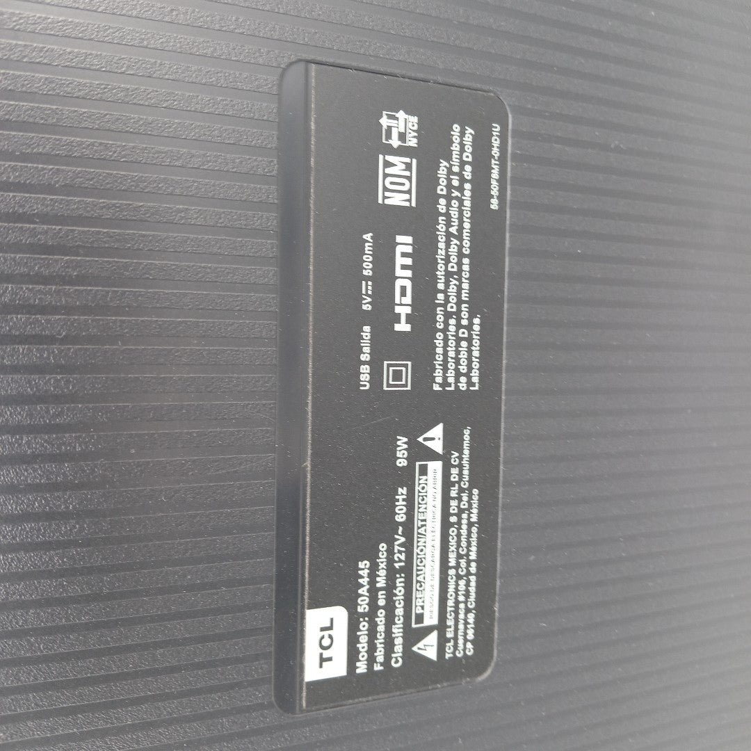 PANTALLA TCL 50A445 (2021) 50" LED 4K (SEMINUEVO)