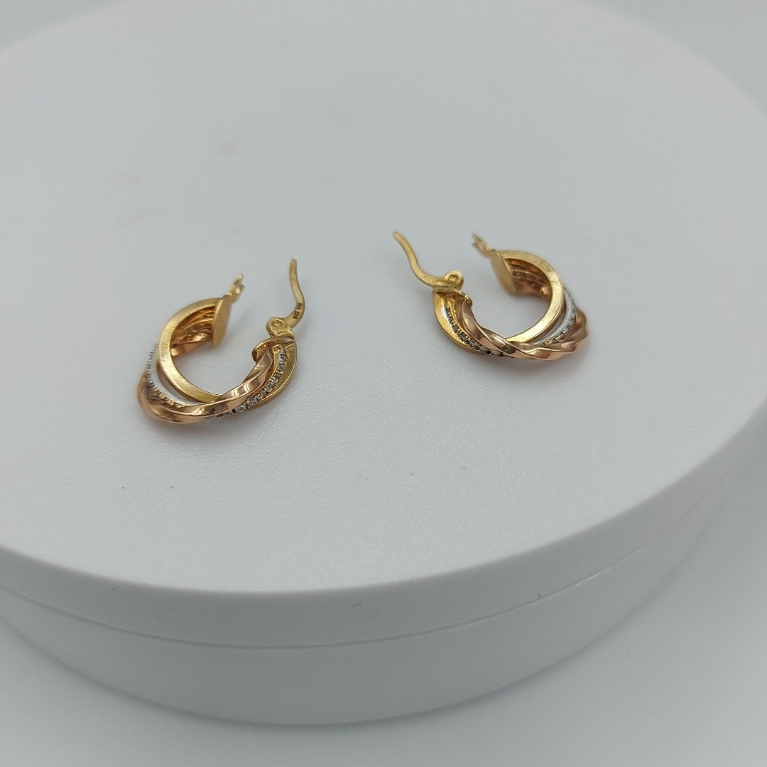 ARRACADAS ORO 14K 2.6 (NUEVO)