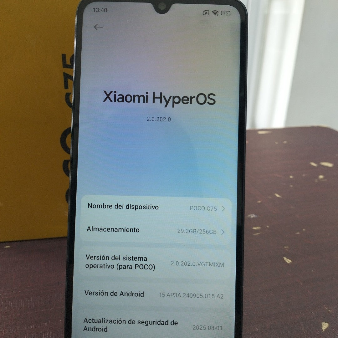 CELULAR XIAOMI POCO C75 2410FPCC5G (2024) 256 GB 8 GB RAM (SEMINUEVO)