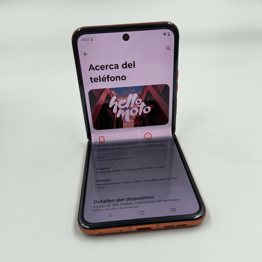 CELULAR MOTOROLA RAZR 50 5G XT2453-1 512 GB 12 GB RAM (SEMINUEVO)