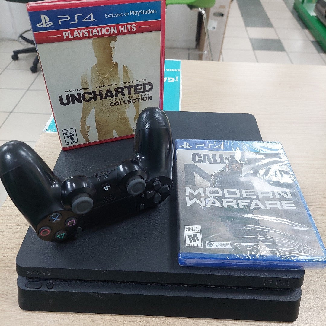 CONSOLA DE VIDEOJUEGO SONY PS4 SLIM 1 TB (SEMINUEVO)
